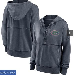 Florida Gators Hoodie Fanatics Branded Women's Lace-Up Pullover Hoodie -